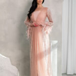 Elegant Pink Elan Kaftan