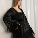 Elegant Black Elan Noir Kaftan