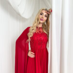 Red Maya Dress – A Symphony of Passion and Elegance